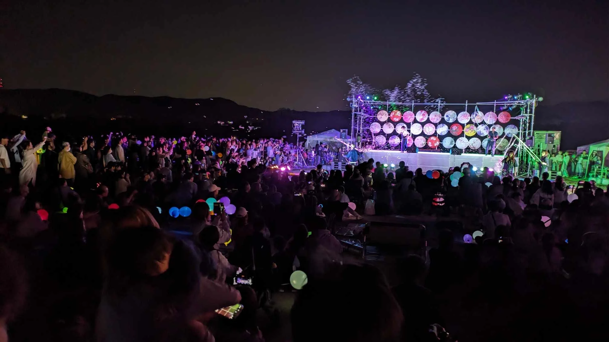 2000人規模の野外フェスBubbleMoonでの音響実績 Music Factory DrumCan